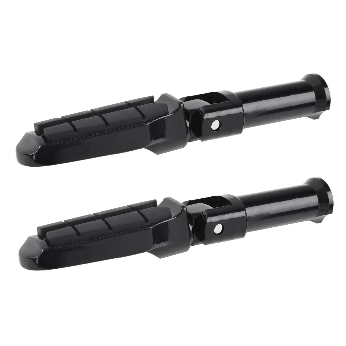 Black Rear Passenger Foot Pegs for Harley Softail Street Bob (2018-2025)