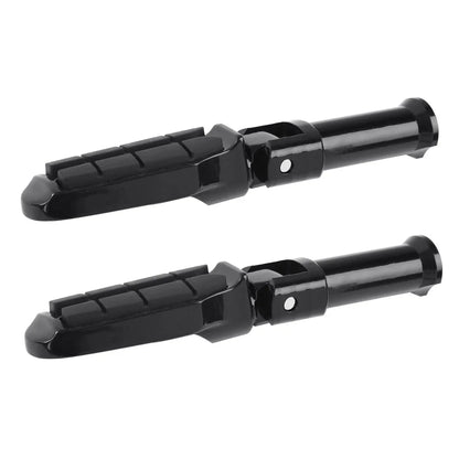 Black Rear Passenger Foot Pegs for Harley Softail Street Bob (2018-2025)