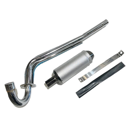Exhaust Pipe & Muffler for 70cc 90cc 110cc PIT PRO Trail Quad Dirt Bikes ATV