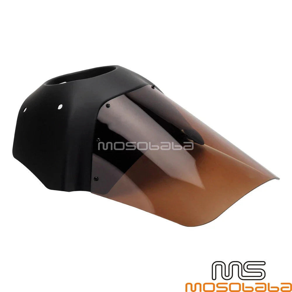 15" Windshield & Front Headlight Fairing for Harley Softail FXST FXLR FXBBS