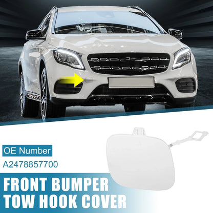 Front Right Bumper Tow Hook Cover for Mercedes-Benz GLB250 (2020-2022) White