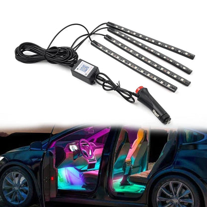 48 LED RGB Voice Control Decorative Floor Atmosphere Light Lamp