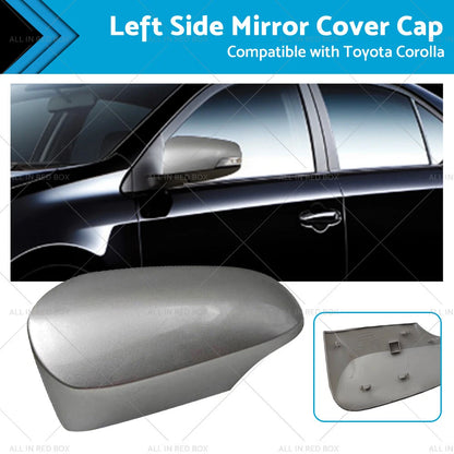 Silver Mirror Cover Cap for Toyota Corolla (2012-2018) LH Side