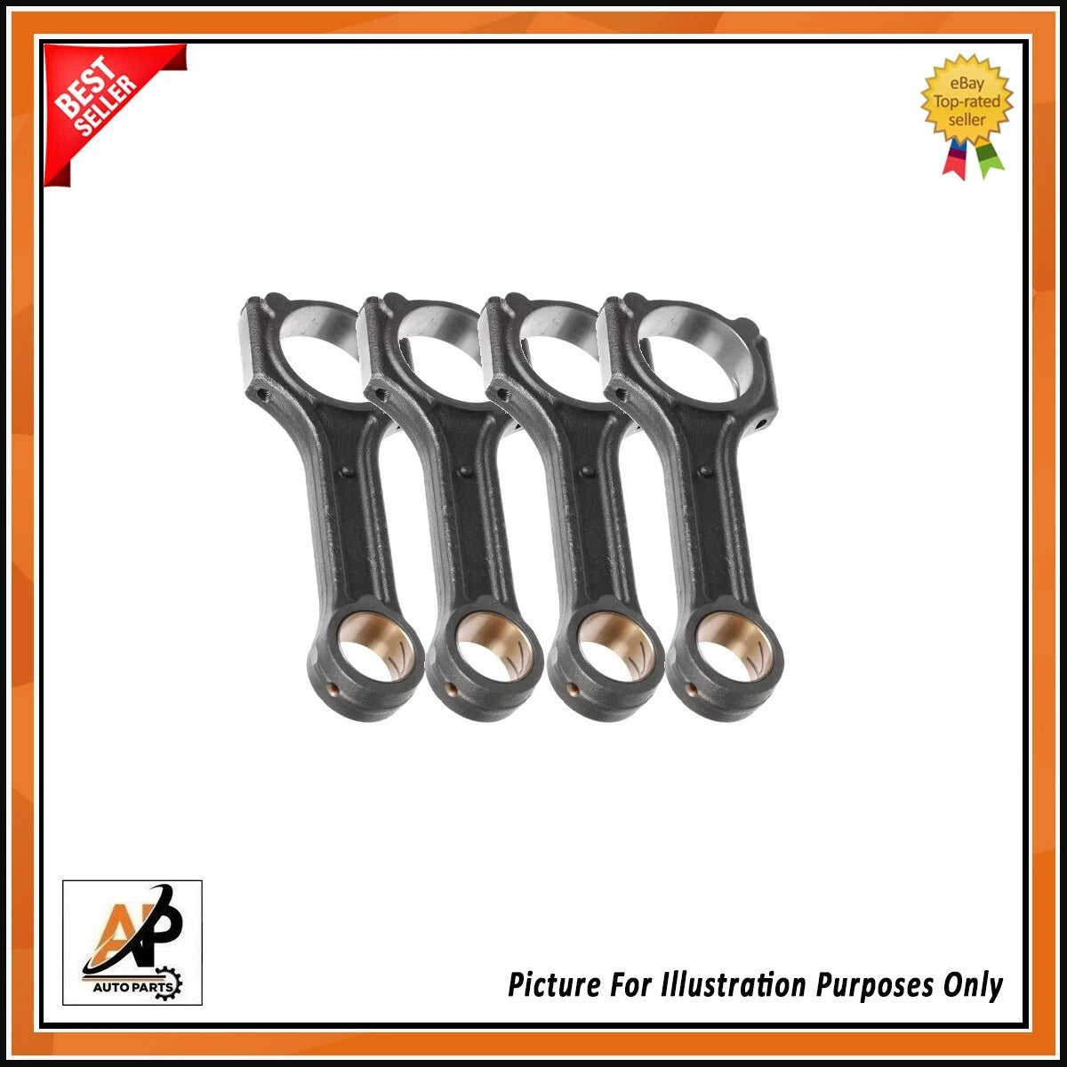 Connecting Rod Set OEM Replacement for Hyundai Accent III 1.5 CRDi (2012–2017)