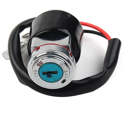 Ignition Switch Lock Set with Master Keys for Honda CT90 CL70 CL90 CB125 CL100 (1966-1979)
