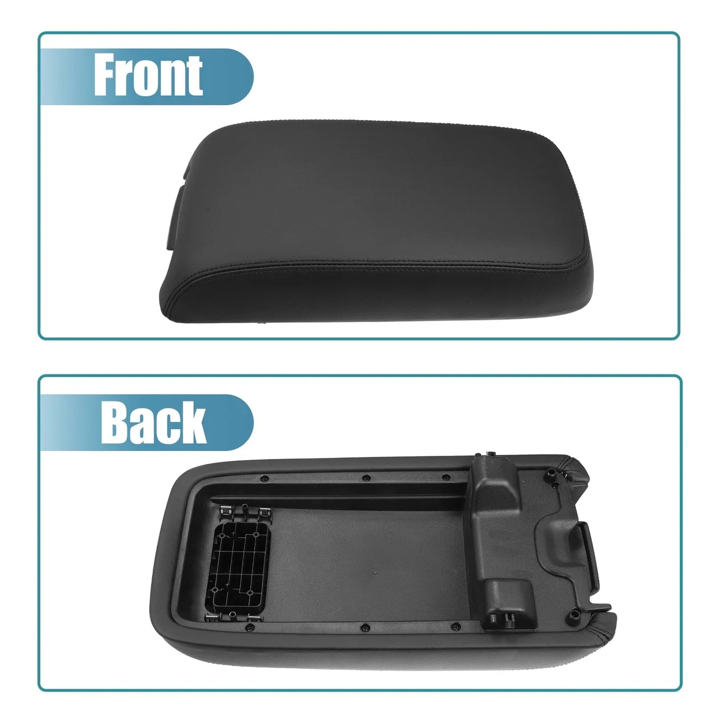 Center Console Lid for Dodge Charger, Chrysler 300 (2011-2018) - Black