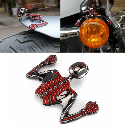 Skull Skeleton 7'' Headlight Visor for Harley Chopper