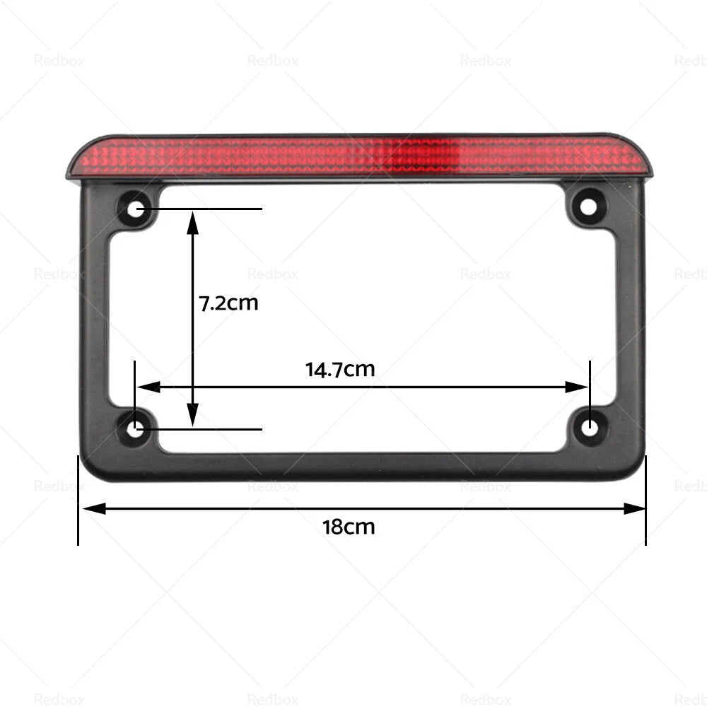 LED Brake Light License Plate Frame Bracket for Harley Motorcycle