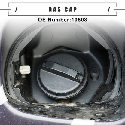 Car Fuel Tank Filler Cover with 2 Keys for Dodge Grand Caravan (2011-2020)