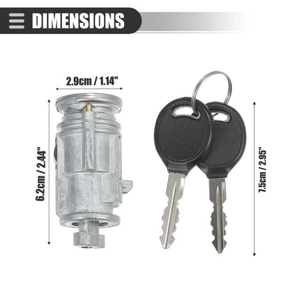 Ignition Switch Lock Cylinder Set with 2 Keys for Dodge Dakota (2005-2011)