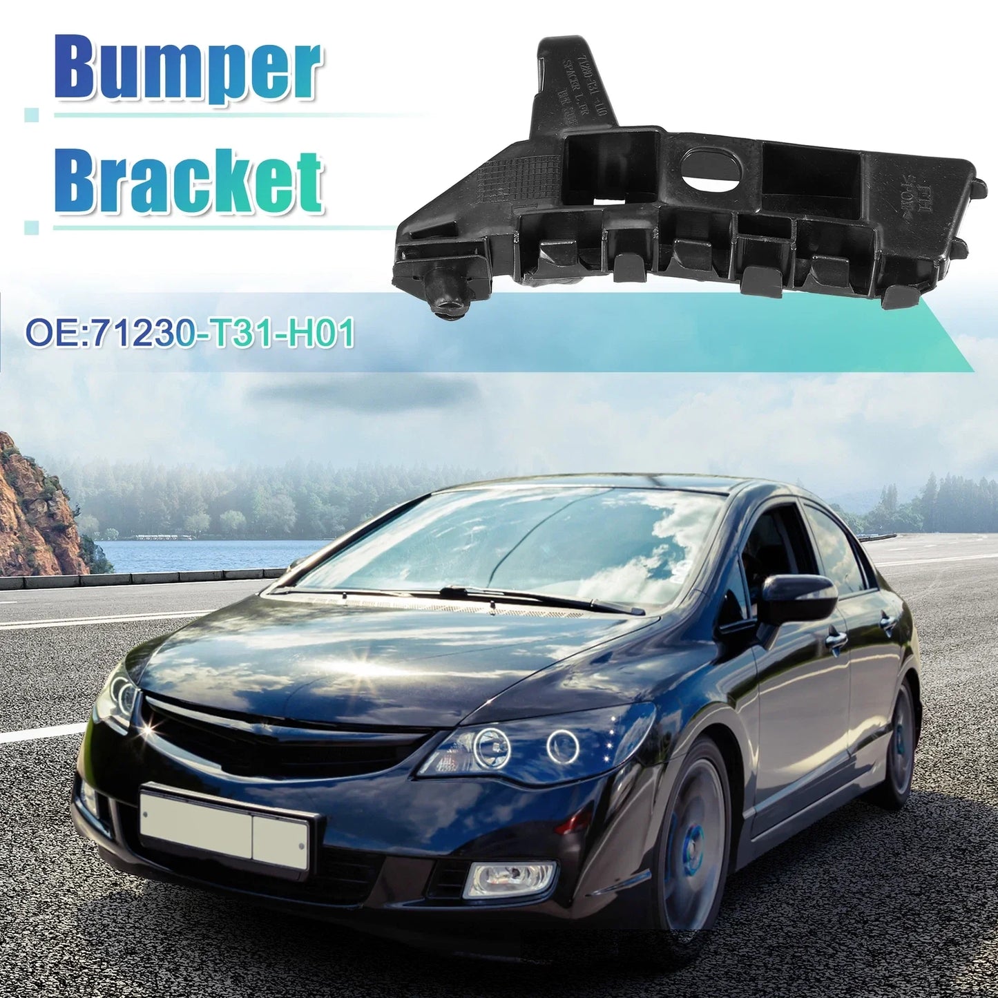 Front Bumper Bracket for Honda Civic (2022-2023)