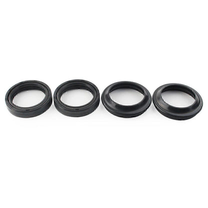 4 Pcs 33X46 MM Motorcycle Front Fork Damper Shock Absorber Seal