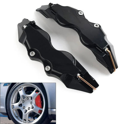 3D Style Medium Auto Disc Brake Caliper Covers for Car - Red
