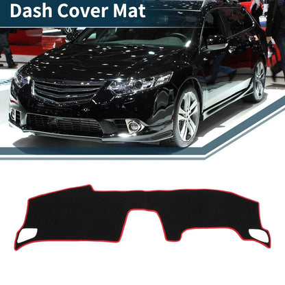Dashboard Cover Mat for Honda Accord CY2 Sun Protector Pad Black Red