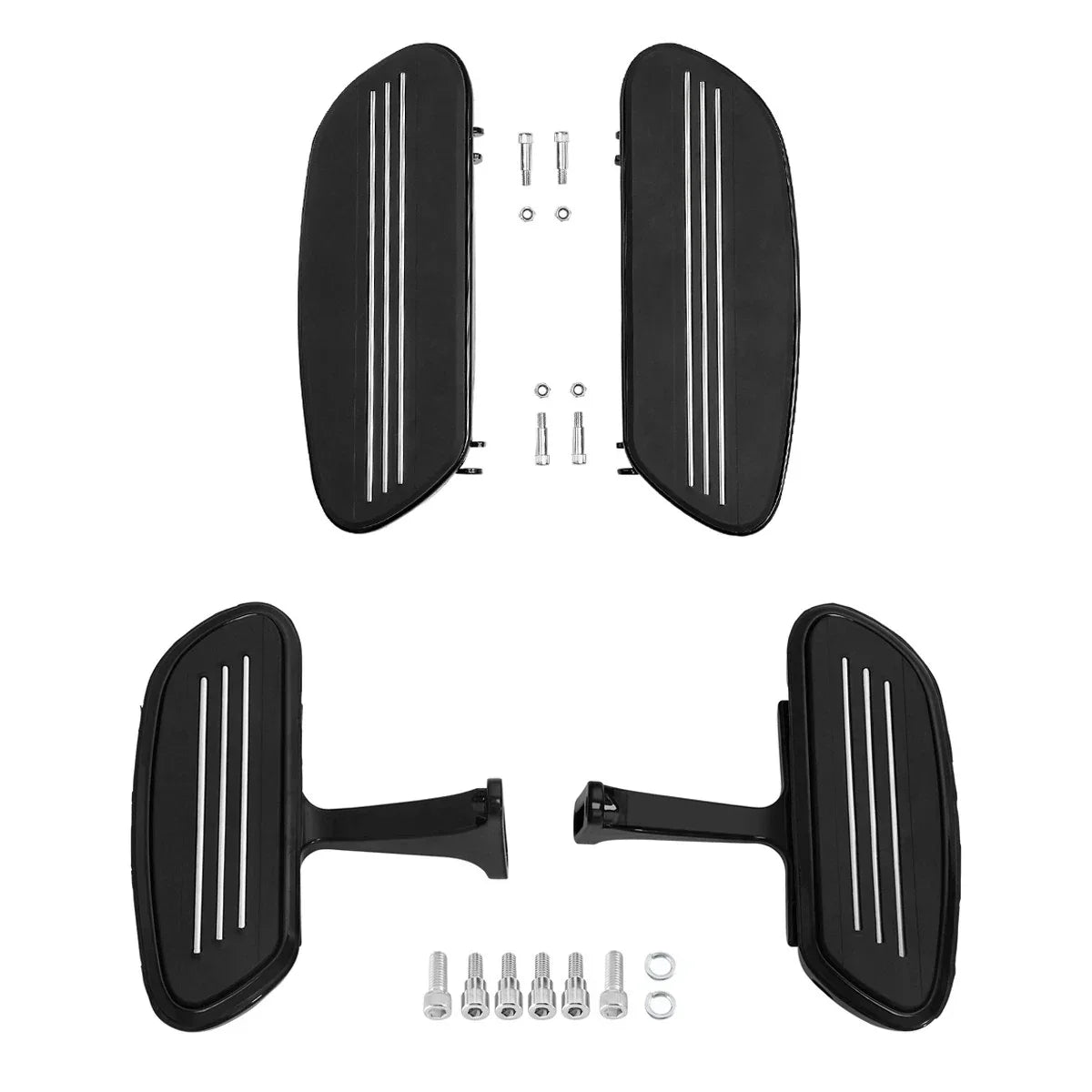 Rider Driver Passenger Floorboards for Harley Street Electra Glide (1993-2025)