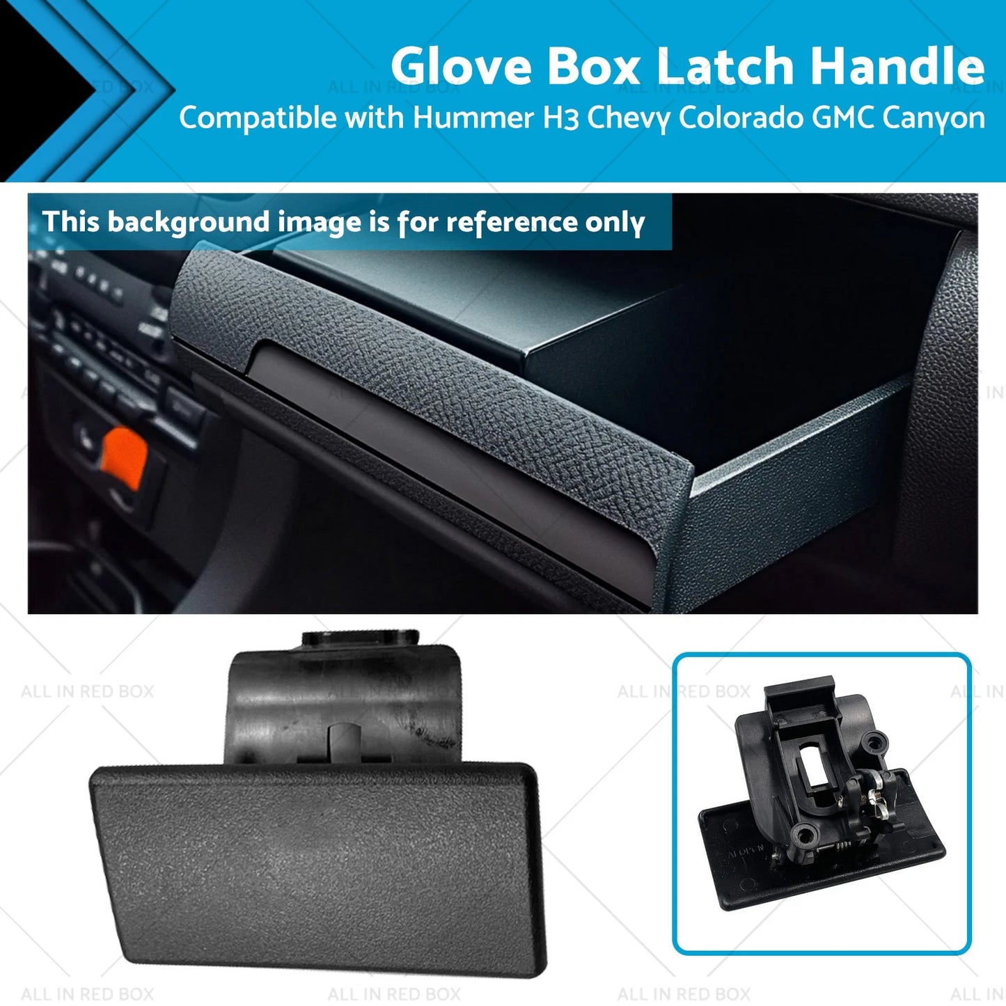 Glove Box Latch Handle for GMC Canyon, Hummer H3, Chevy Colorado (2004-2012)
