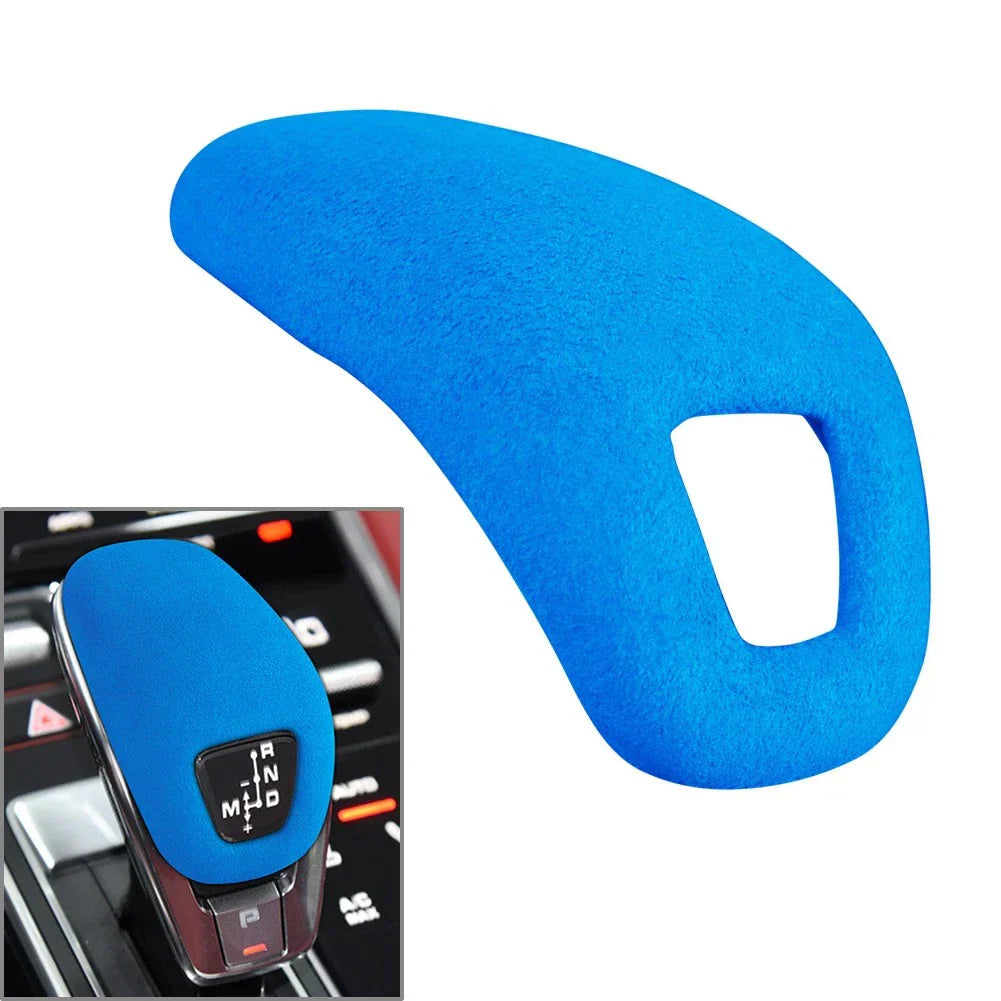 Blue Gear Shift Knob Cover Trim for Porsche Cayenne (2018-2025)
