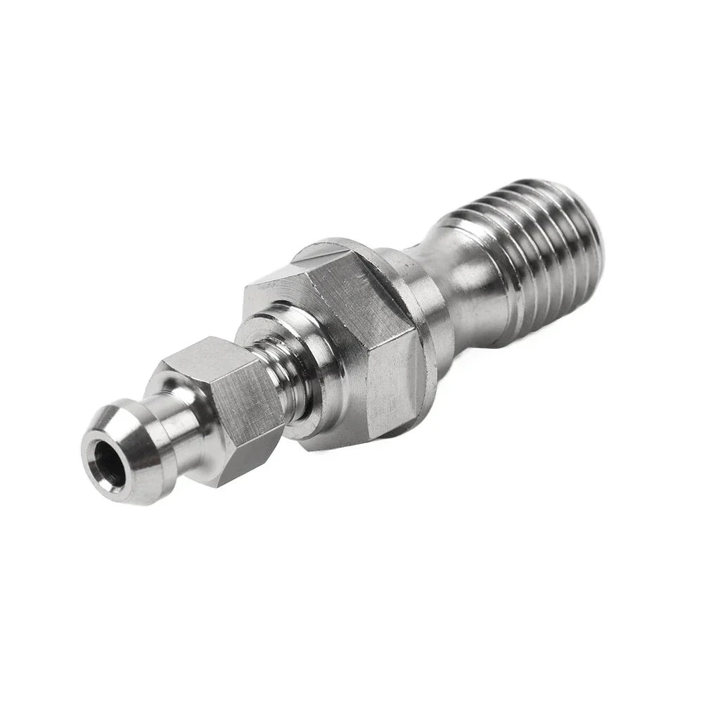 Titanium M10x1.25 Banjo Bolt with Bleed Valve for Motorcycle Brake Caliper