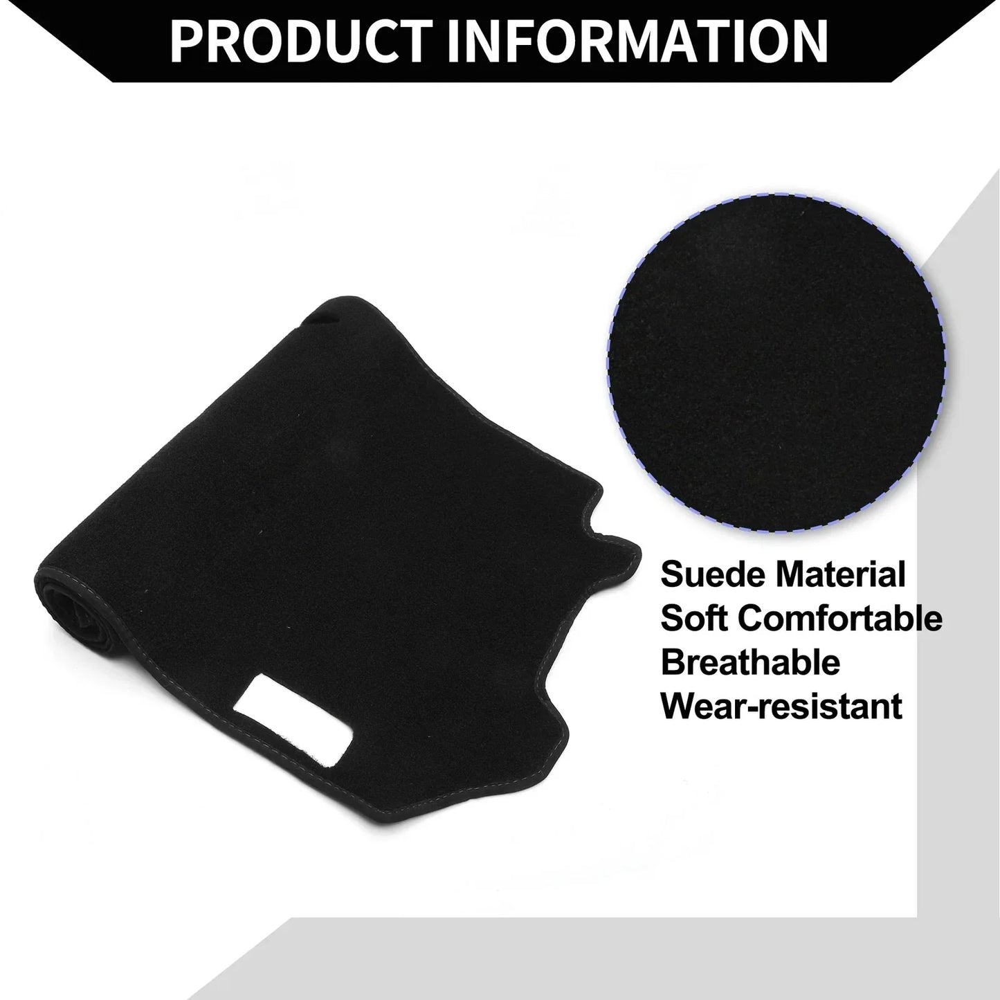 Dashboard Cover Mat for Honda Fit Shuttle GK8 2015-2022 Black Protector Set