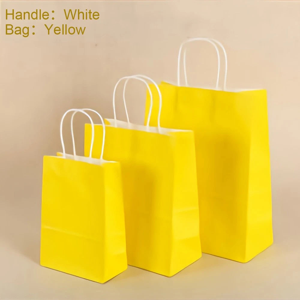 Recyclable Kraft Gift Bag for Holiday Wedding Birthday Party