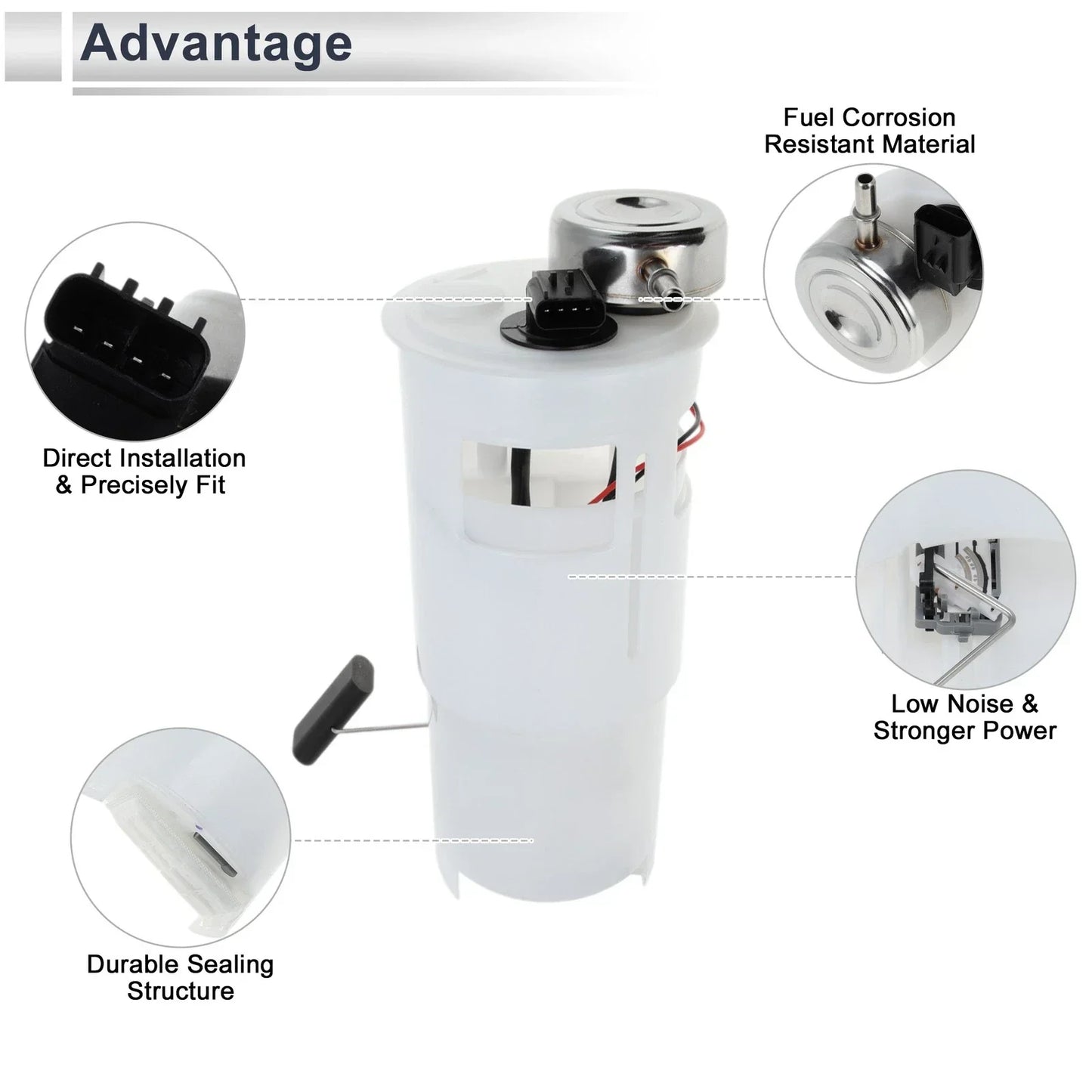 Fuel Pump Assembly for Dodge Dakota V6 3.7L V8 4.7L (2004)