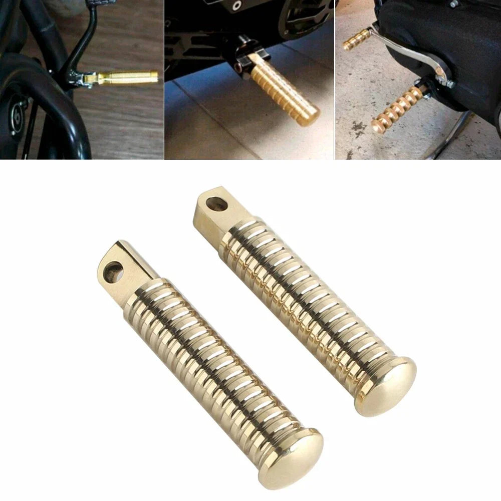 Brass Foot Pegs for Harley Sportster XL 883L/R XLH883 Forty-Eight (1997-2019)