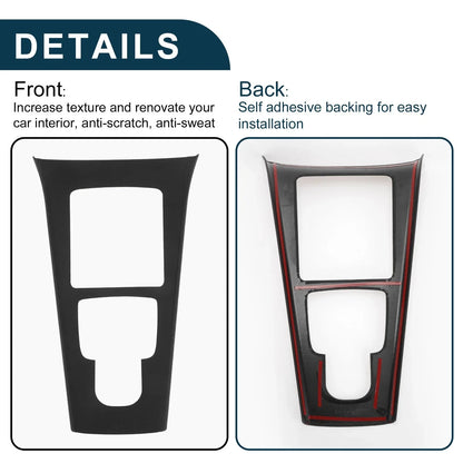 Center Console Panel Sticker for Mercedes-Benz GLA Class (2020-2021) Black Gray