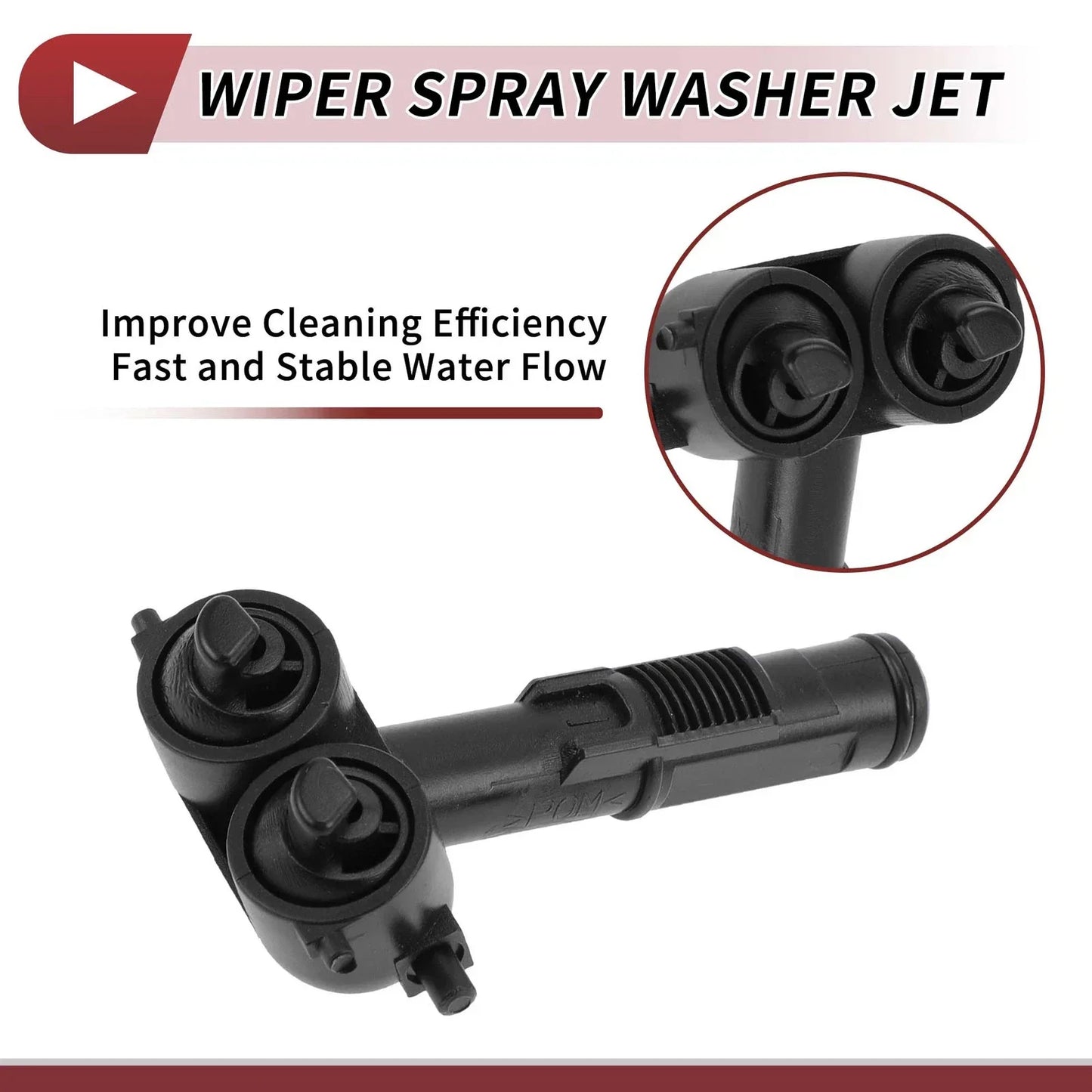 Headlight Washer Nozzle 2 x for Porsche Cayenne (2011-2018)