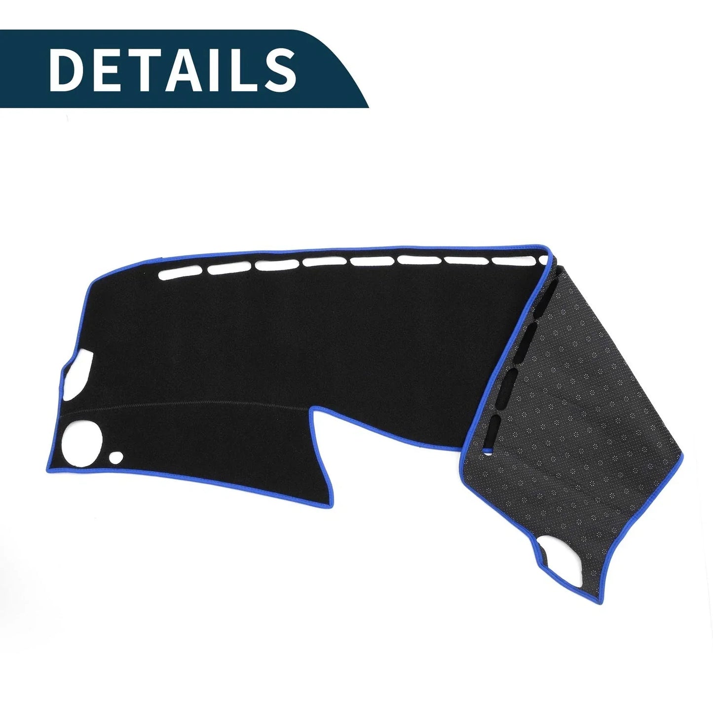 Dashboard Cover Mat for Mercedes Benz S Class W222 2014-2020 Black Blue