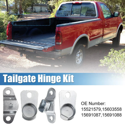 Tailgate Hinge Kit 1 Set for GMC C1500 Pickup (1988-1999)