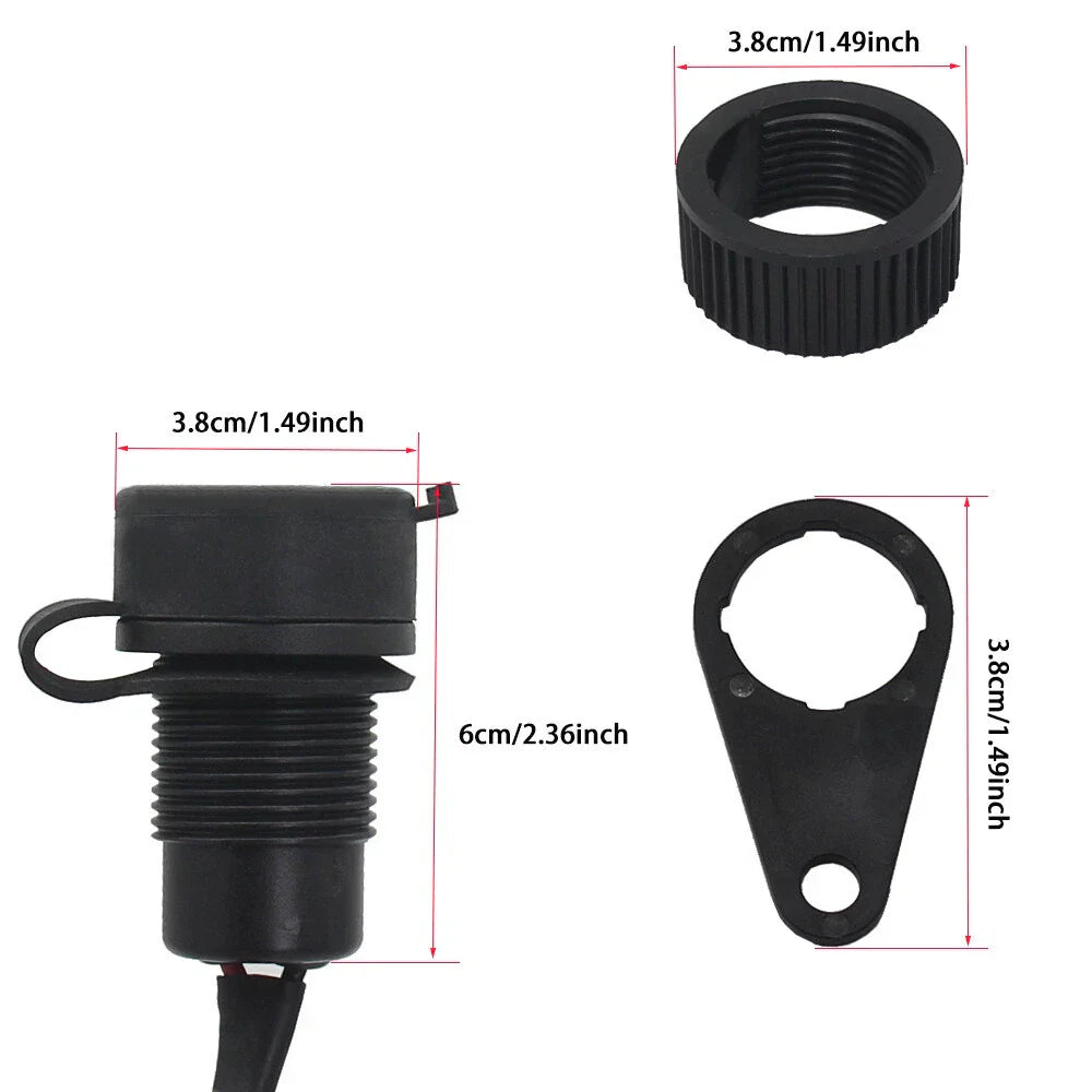 Dual USB Charger Adapter for Yamaha MT09, SP, XSR900, Tracer 900, MT07