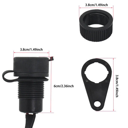 Dual USB Charger Adapter for Yamaha MT09, SP, XSR900, Tracer 900, MT07