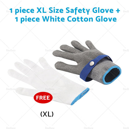 Stainless Steel Cut Proof Stab Resistant Butcher Gloves for Various Models