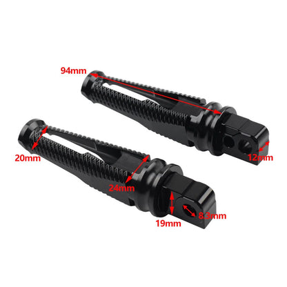 Red Foot Pegs Rear Passenger Footrests for Suzuki GSXR600/750 GSXR1000 (2001-2023)