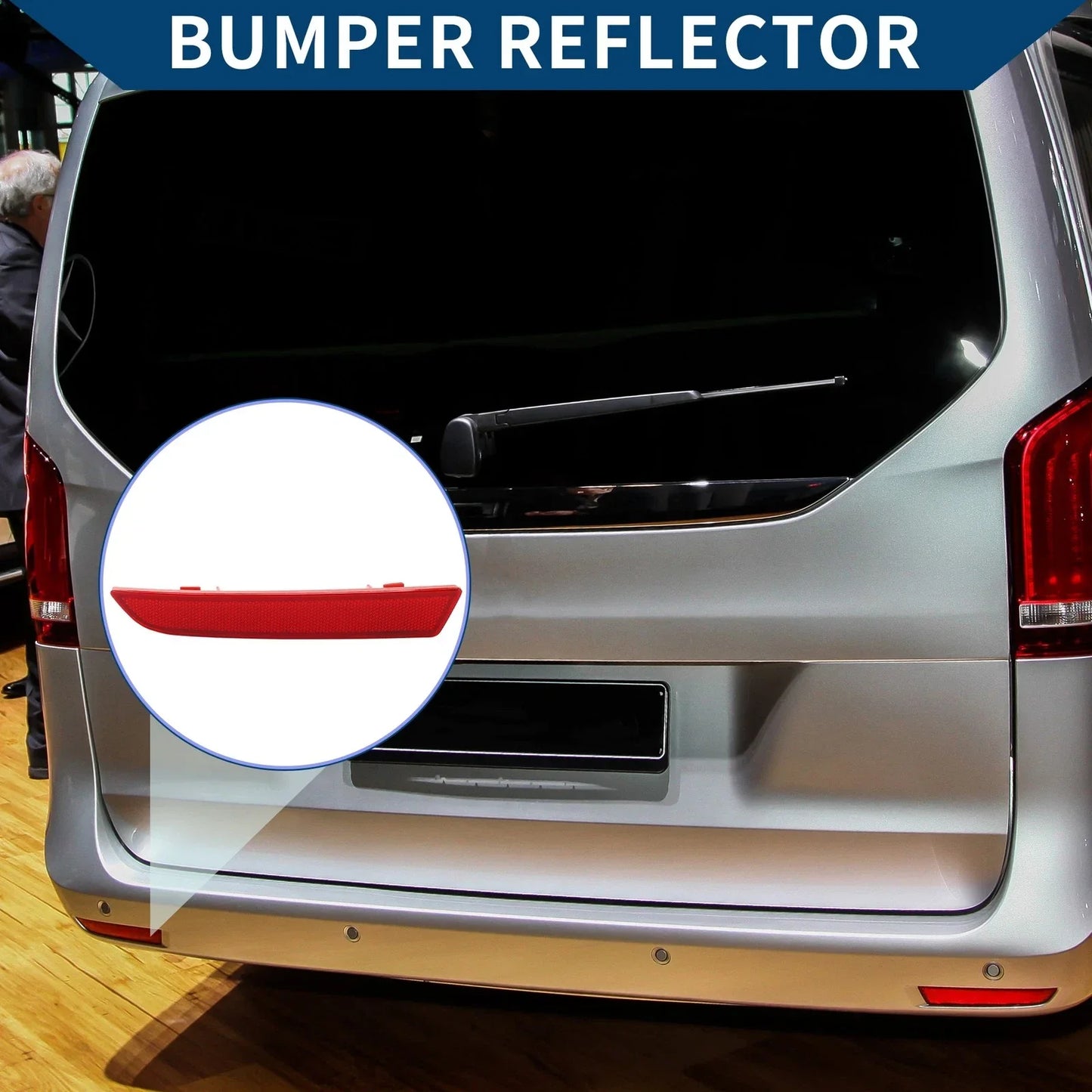 Bumper Reflector for Mercedes-Benz Metris 2016-2023 Rear Left