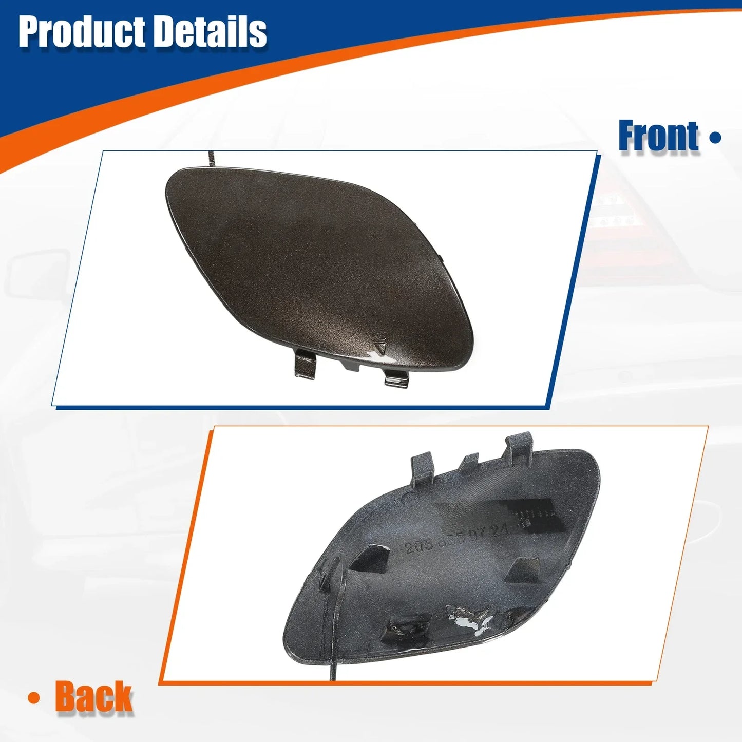Bumper Tow Hook Cover for Mercedes-Benz C-Class (2015-2023)