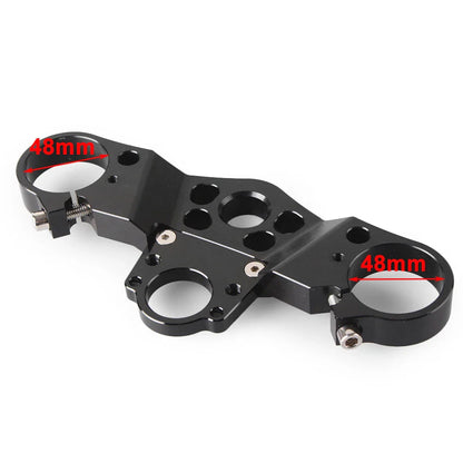Triple Tree Front Upper Top Clamp for Honda CBR600RR (2005-2006) Black