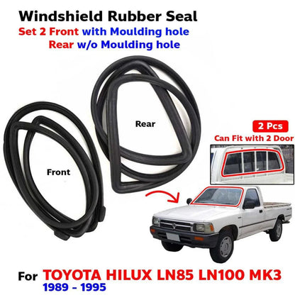 Windshield Rubber Seal Front Rear Fits Toyota Hilux LN85 LN90 Pickup 1989-95