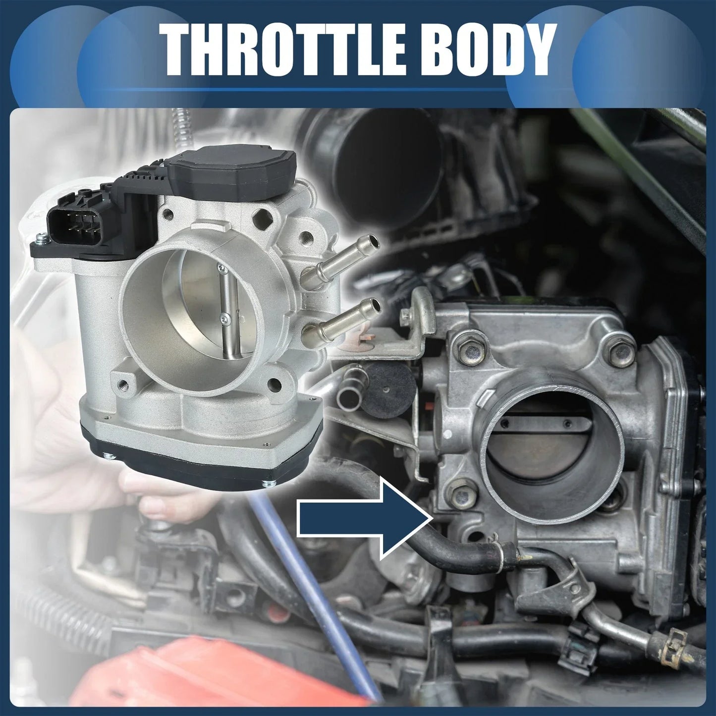 Throttle Body Actuator for Hyundai Santa Fe 2.7L V6 (2007-2009)