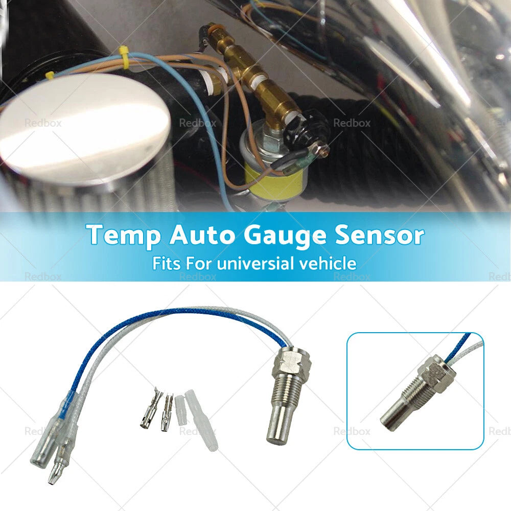 Electric Oil Water Temp Sensor Gauge 1/8 NPT