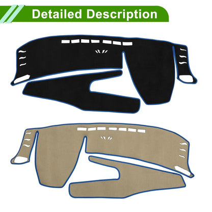 Dashboard Cover Mat for Lexus UX250H 2019-2020 Sun Protector Pad Black Blue