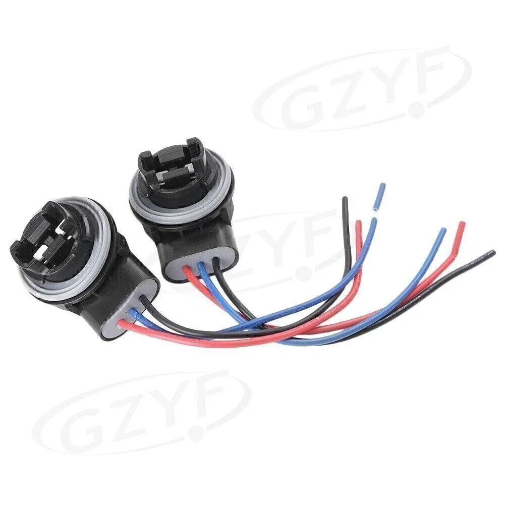 Turn Signal Light Socket Plug Adapter for 3156 3157 Bulb Lamp