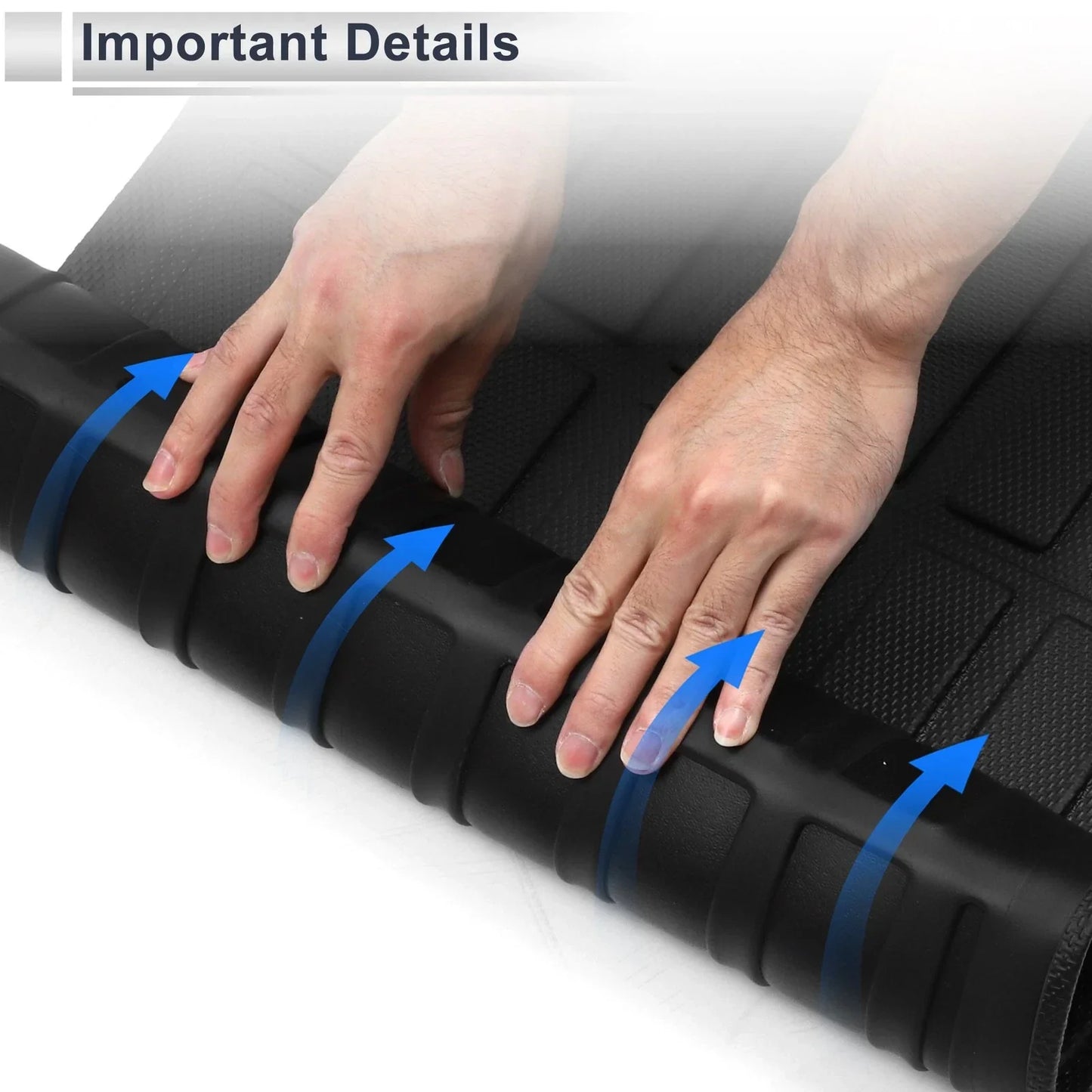 Cargo Liner Rear Trunk Mat for Honda Pilot (2016-2024) Long Grid Pattern TPE