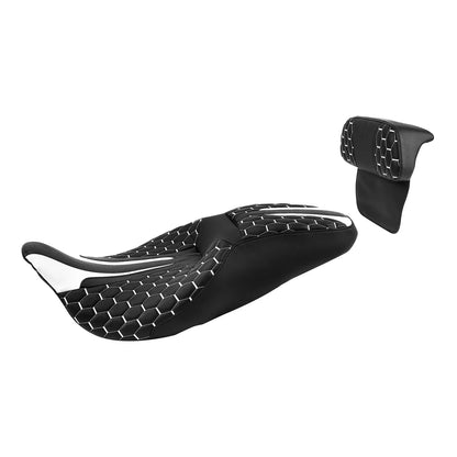 Seat Backrest Pad for Harley Touring Road King Glide (2014 - 2023)