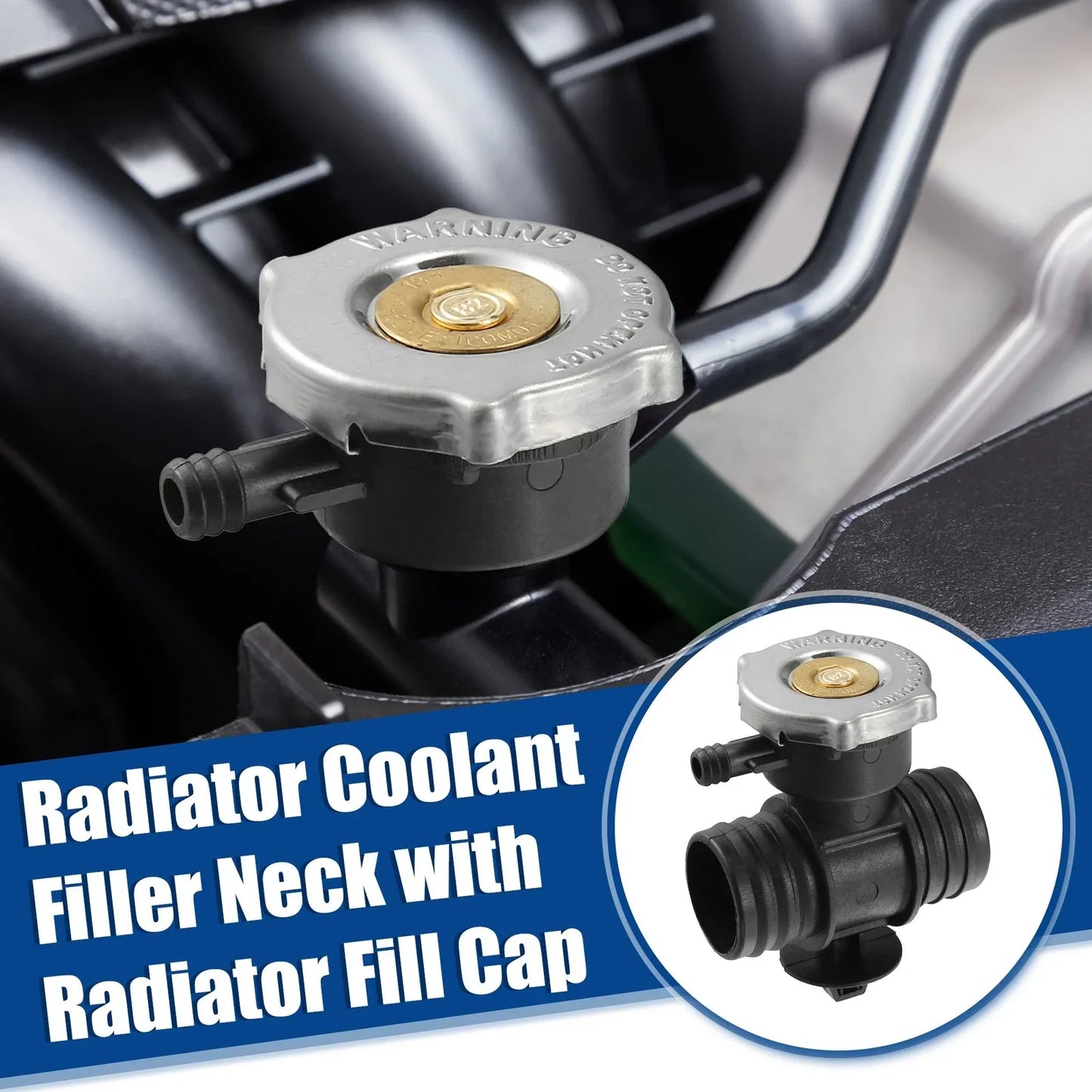 Radiator Coolant Filler Neck Set with Cap for Dodge Durango