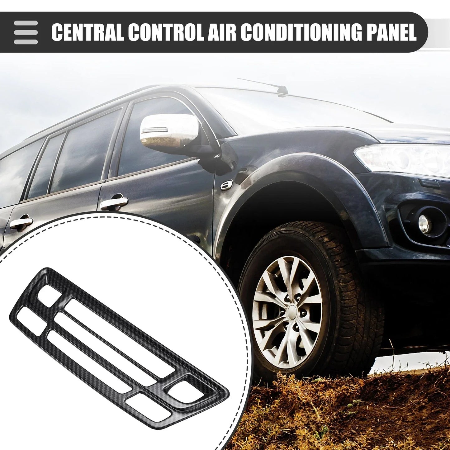 Central Control Air Conditioning Panel Cover Trim for Honda Ridgeline (2006-2014)