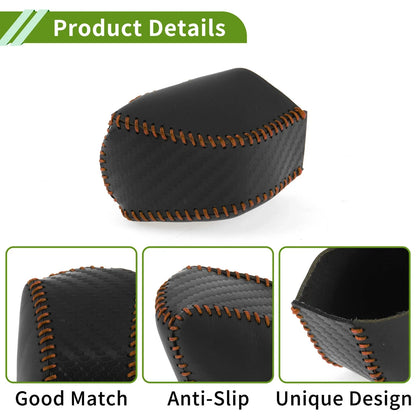 Car Gear Shift Knob Cover for Lexus RX350 2023-2024 Black Brown