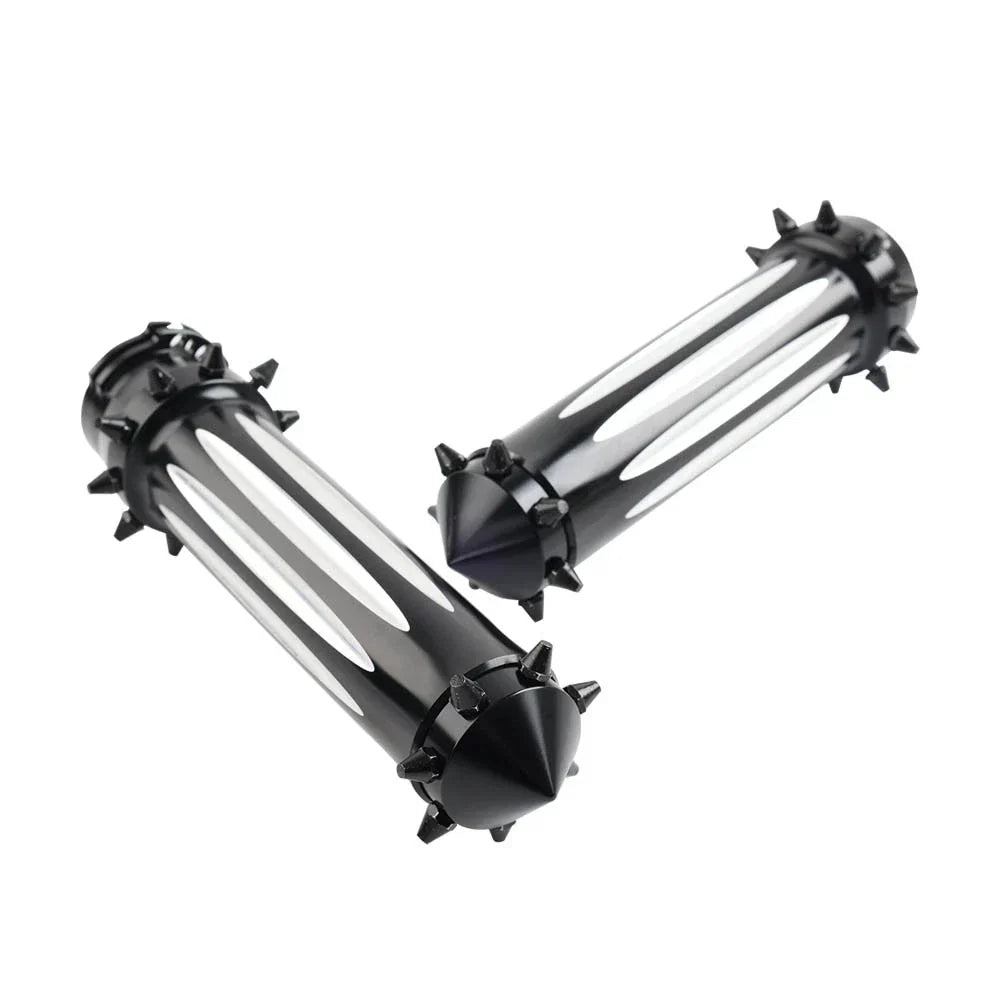 1'' Spikes Motorcycle Front Hand Grips for Harley Touring Dyna Softail