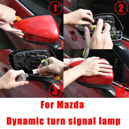 LED Side Mirror Turn Signal Light for Mazda CX-3, CX-4, CX-5 (2016-2023)