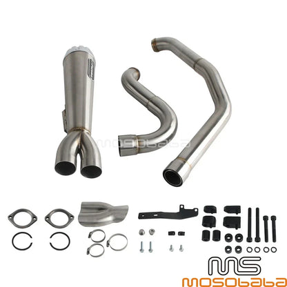 Exhaust System w/ End Cap for Harley Touring FLTRX FLTRXS FLTRK FLTRXP (2014-2023)